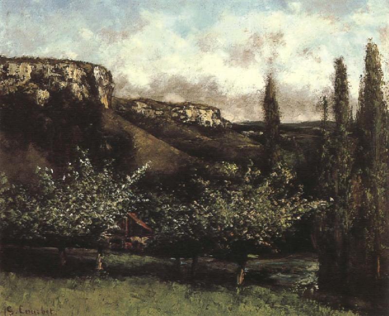 Gustave Courbet Garden oil painting image